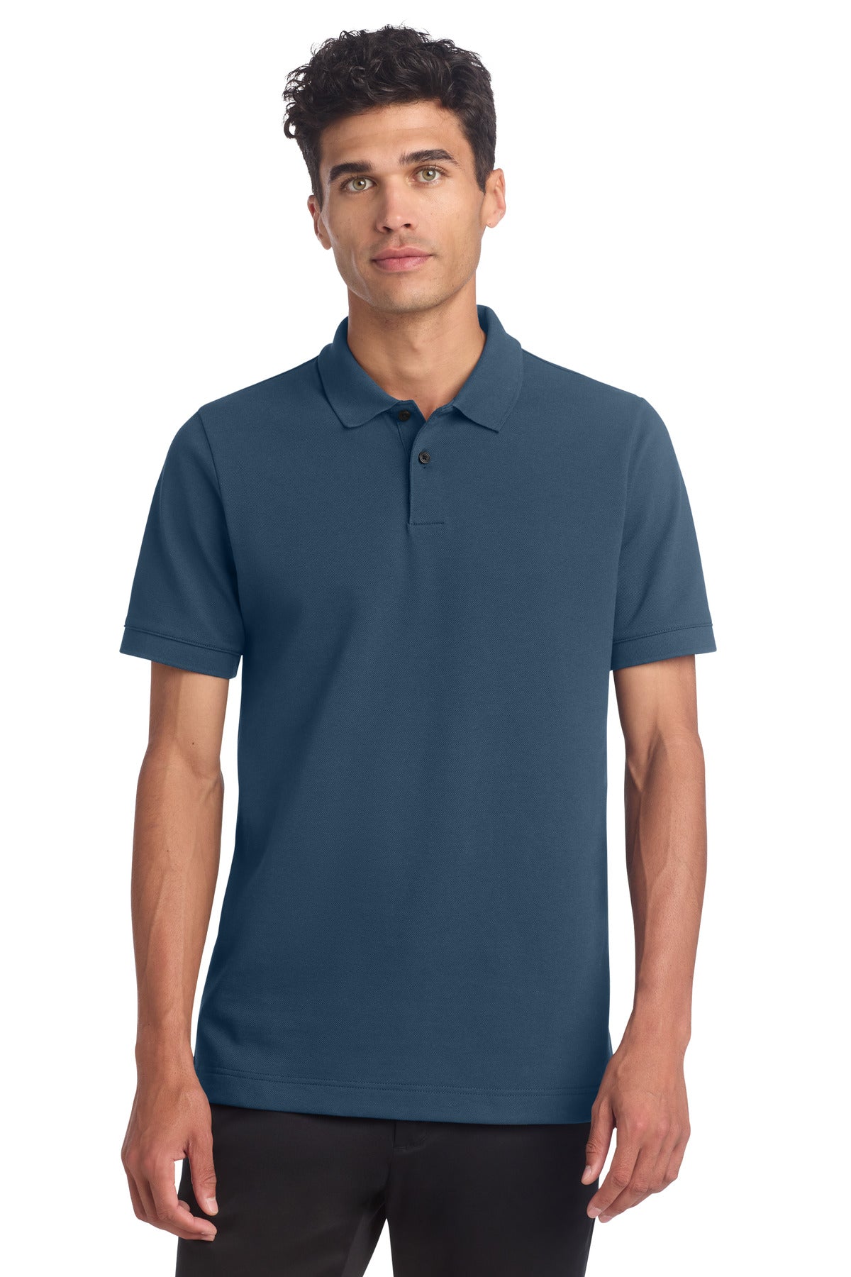 Custom Insignia Blue Stretch Heavyweight Pique Polo MM1000, personalized by SanCanDo Swag in Argyle, TX