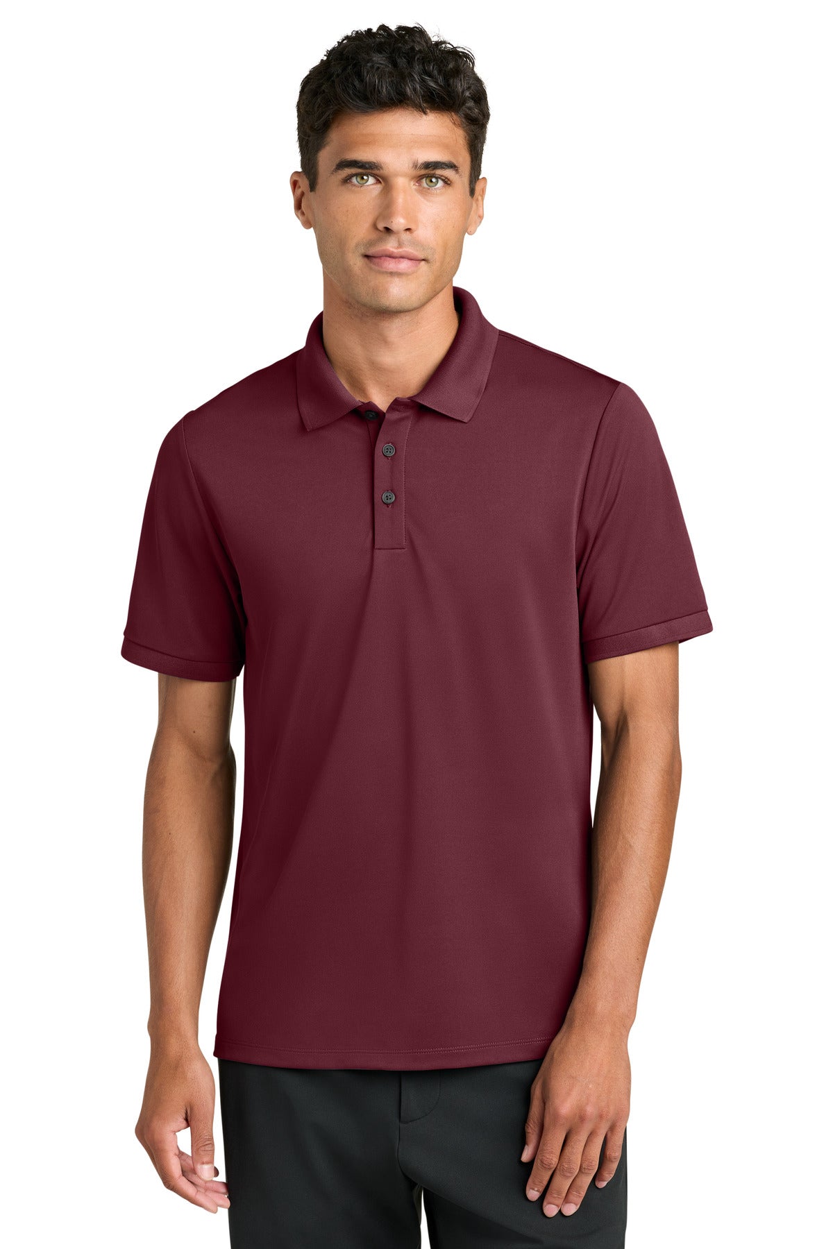 Custom Burgundy Everyday Performance Polo MM1030, personalized by SanCanDo Swag in Argyle, TX