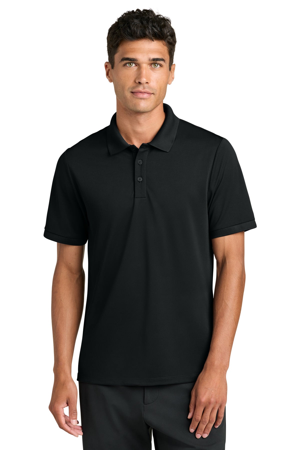 Custom Deep Black Everyday Performance Polo MM1030, personalized by SanCanDo Swag in Argyle, TX