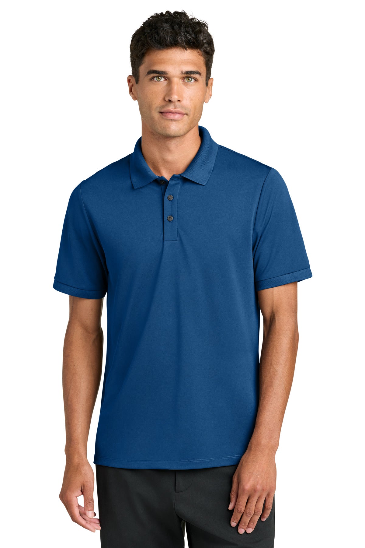Custom True Blue Everyday Performance Polo MM1030, personalized by SanCanDo Swag in Argyle, TX