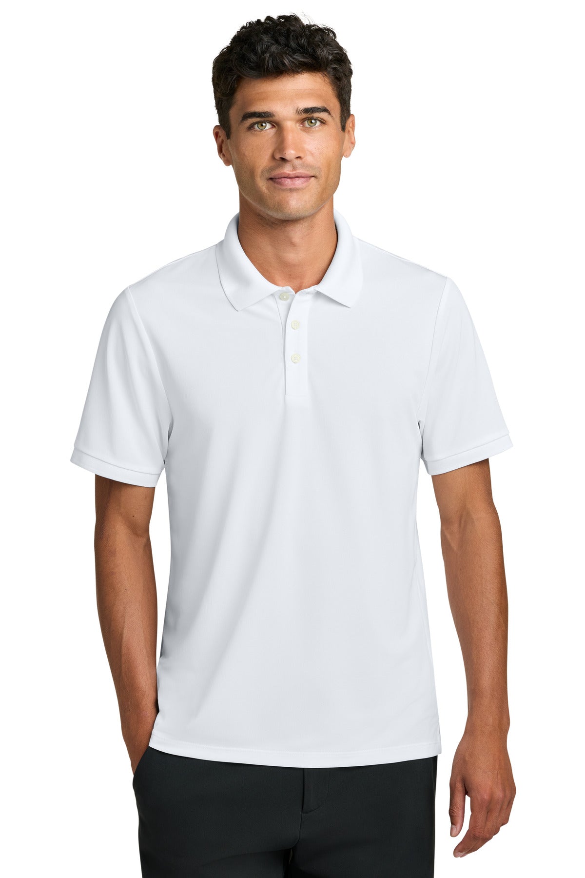 Custom White Everyday Performance Polo MM1030, personalized by SanCanDo Swag in Argyle, TX