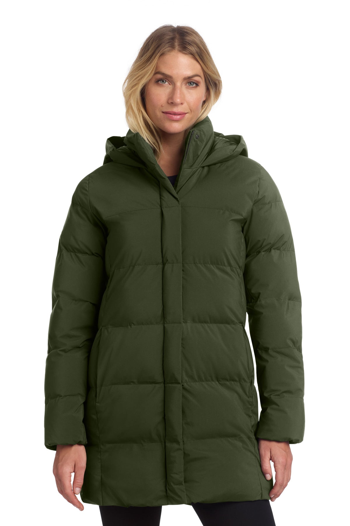 Custom Townsend Green Women's Puffy Parka MM7213, personalized by SanCanDo Swag in Argyle, TX