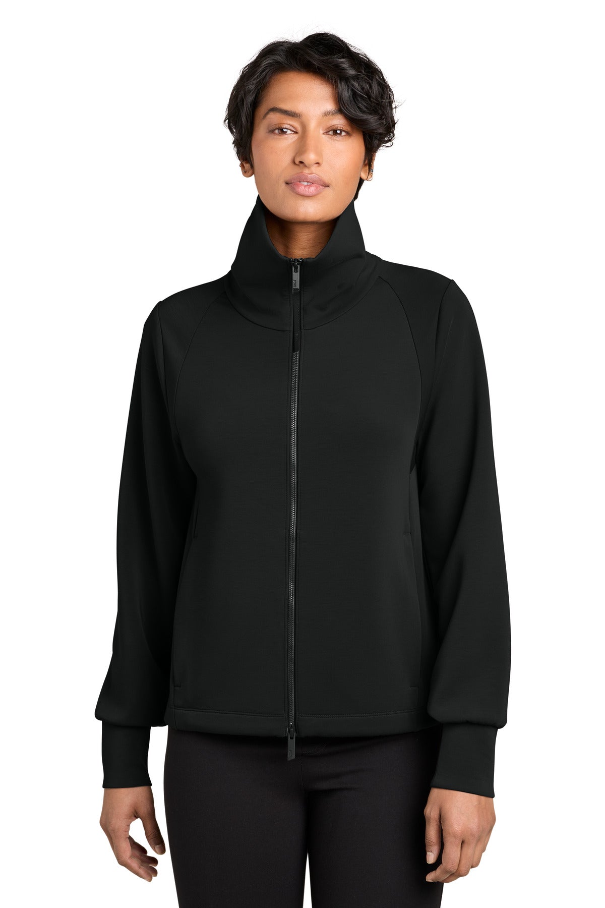 Custom Pitch Black Women's Kumo Full-Zip MRAW222, personalized by SanCanDo Swag in Argyle, TX