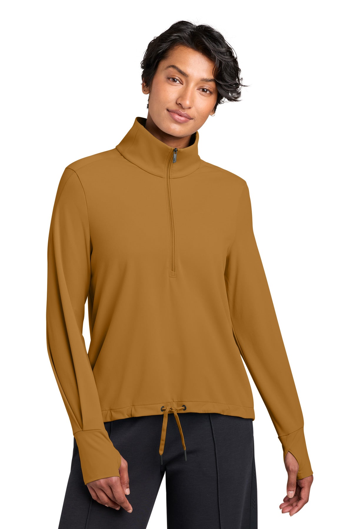Custom Amber Haze Women's Kivu 1/4-Zip MRAW235, personalized by SanCanDo Swag in Argyle, TX