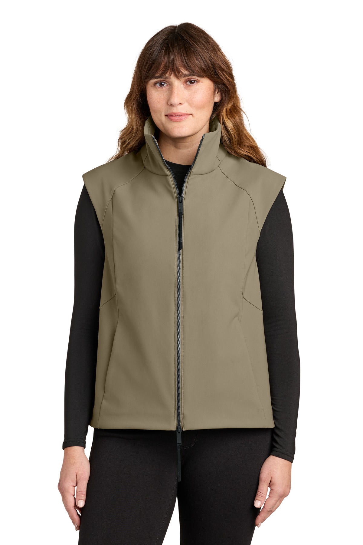 Custom Truffle Women's Nozawa Soft Shell Vest MRAW473, personalized by SanCanDo Swag in Argyle, TX