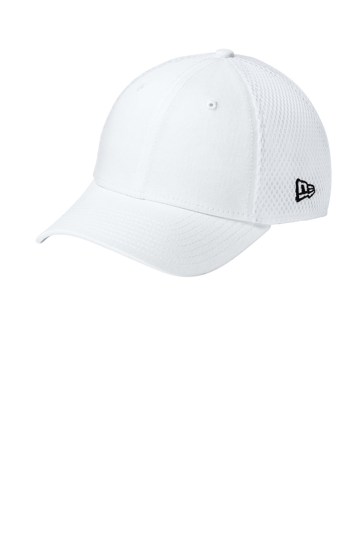 Custom Flag White/ White Stretch Mesh Cap NE1020, personalized by SanCanDo Swag in Argyle, TX