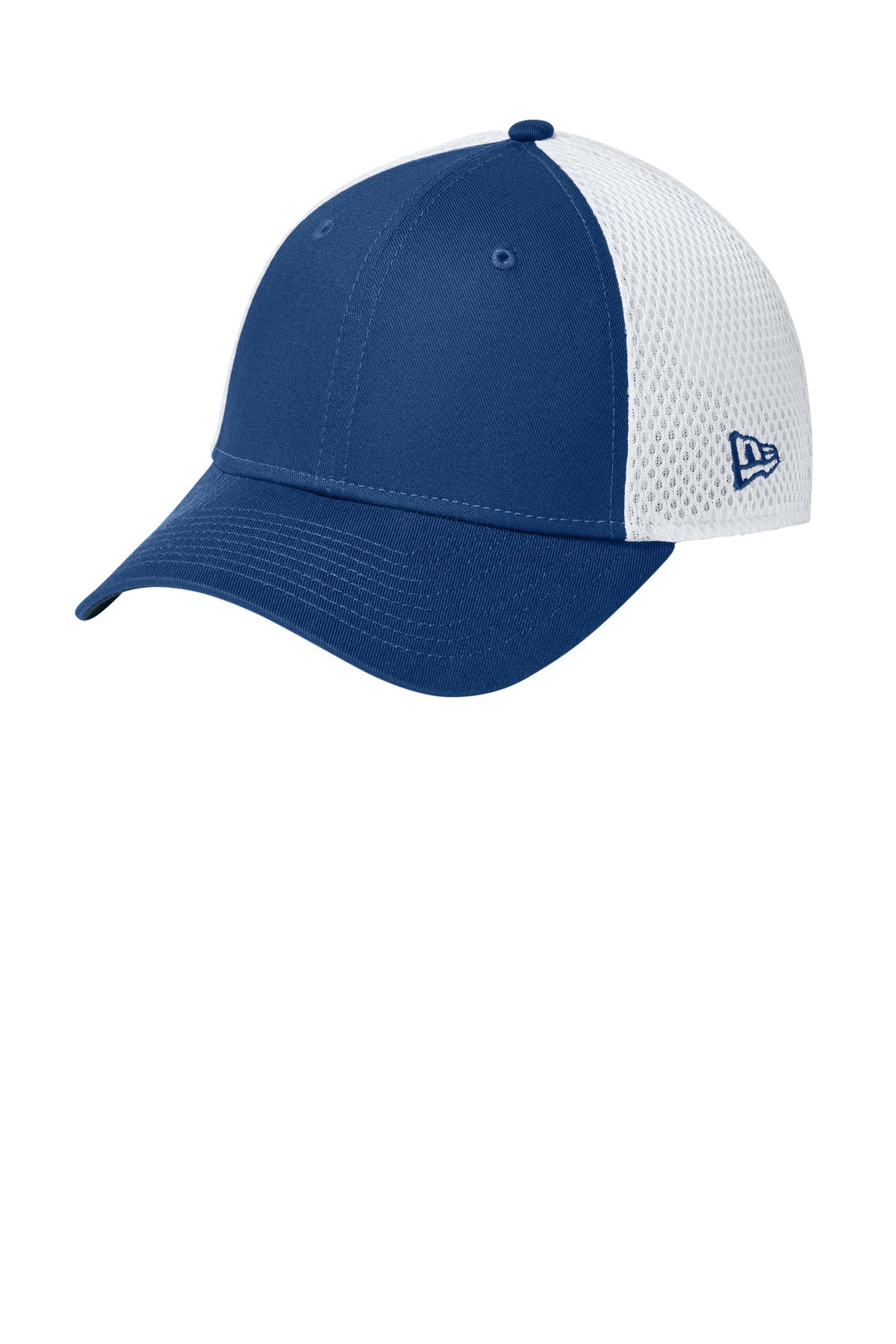 Custom Flag Royal/ White Stretch Mesh Cap NE1020, personalized by SanCanDo Swag in Argyle, TX