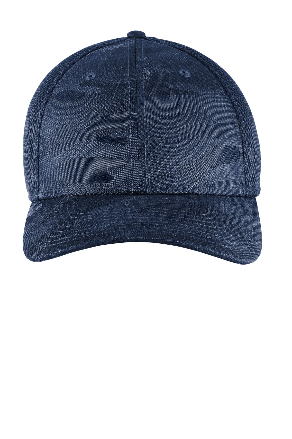 Custom Navy Camo Tonal Camo Stretch Tech Mesh Cap NE1091, personalized by SanCanDo Swag in Argyle, TX