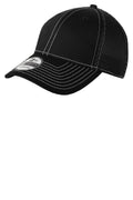 Custom Black/ White Stretch Mesh Contrast Stitch Cap NE1120, personalized by SanCanDo Swag in Argyle, TX
