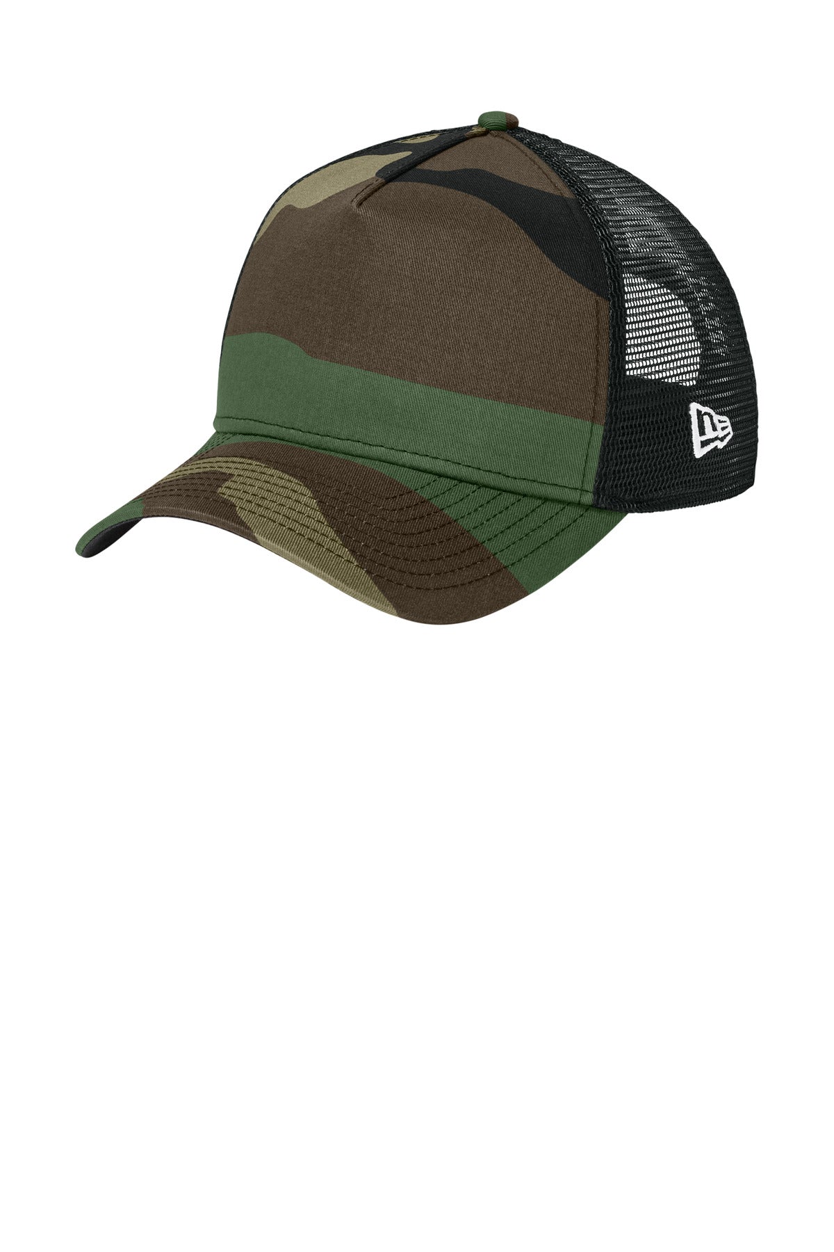 Custom Flag Camo/ Black Snapback Trucker Cap NE205, personalized by SanCanDo Swag in Argyle, TX