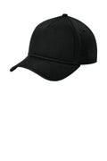Custom Black A-Frame Snapback Cap NE211, personalized by SanCanDo Swag in Argyle, TX