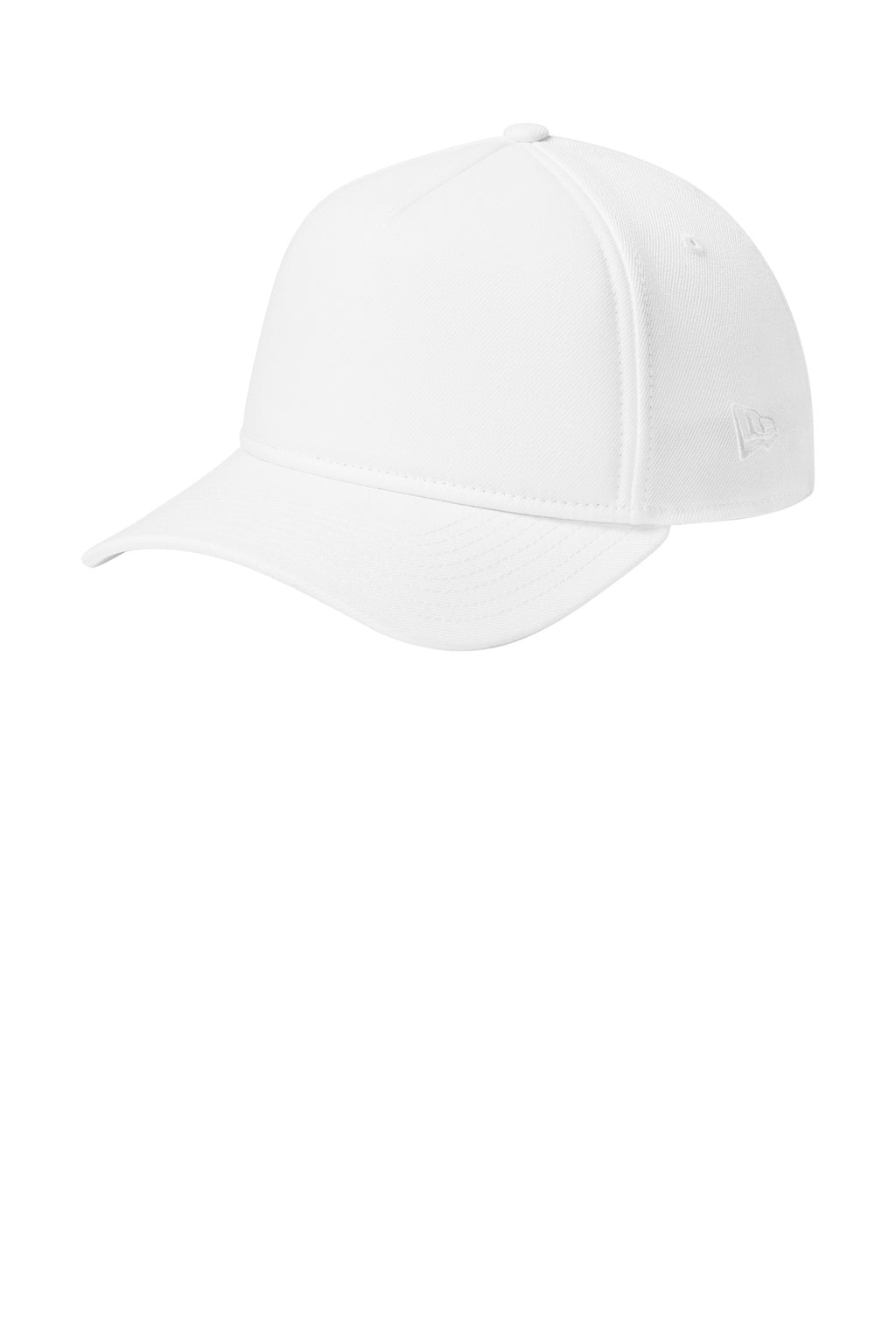 Custom White A-Frame Snapback Cap NE211, personalized by SanCanDo Swag in Argyle, TX
