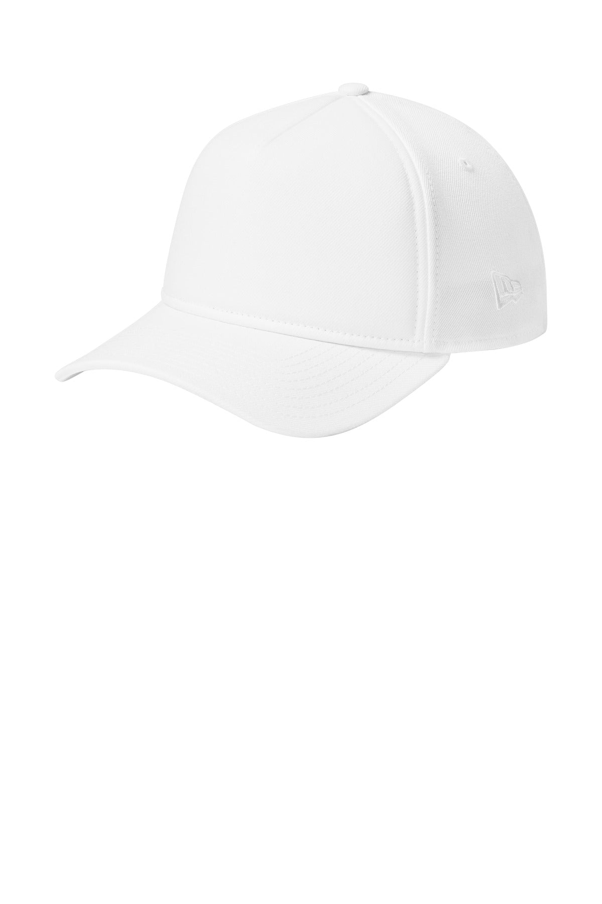 Custom White A-Frame Snapback Cap NE211, personalized by SanCanDo Swag in Argyle, TX