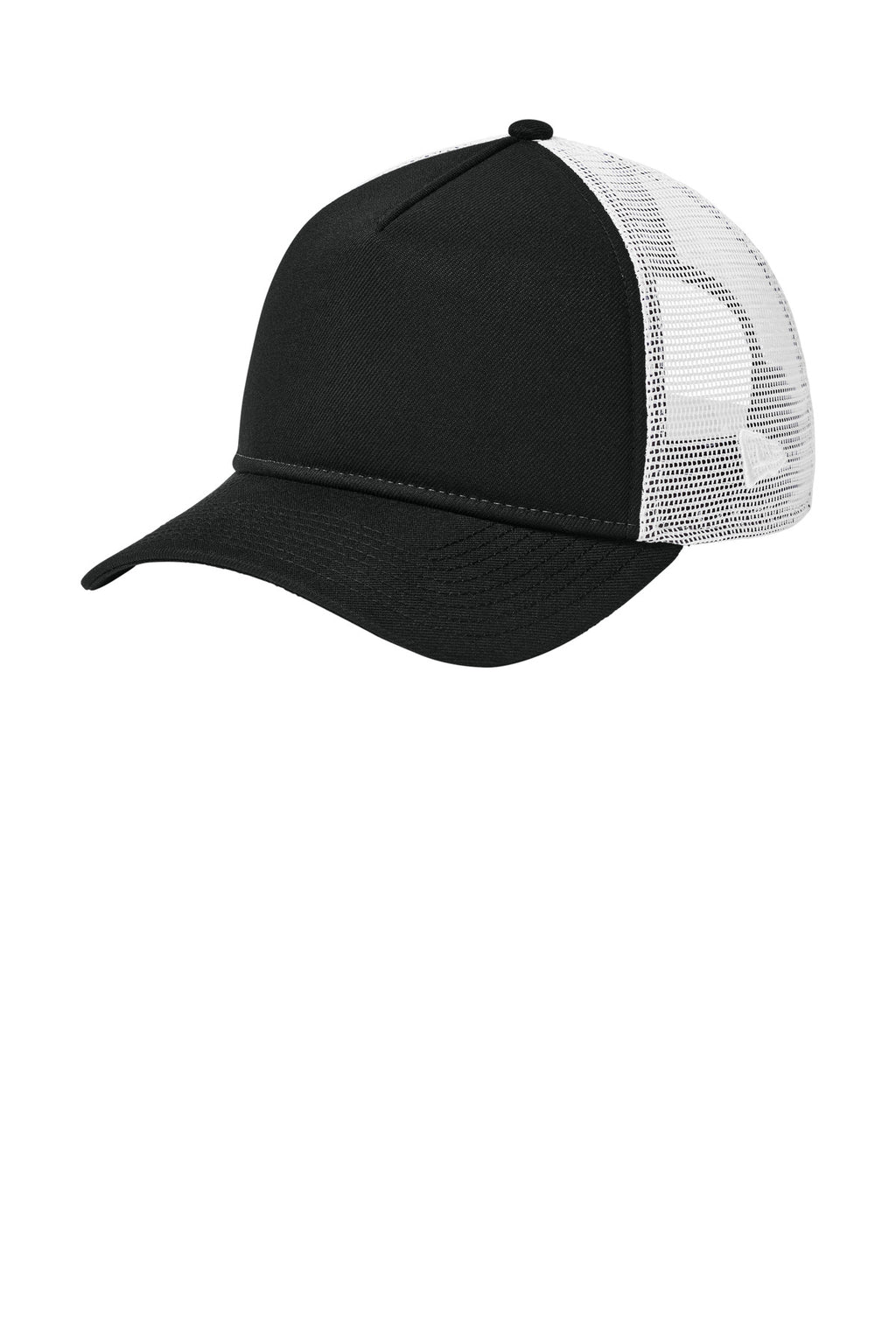Custom Flag Black/ White A-Frame Snapback Mesh Back Cap NE212, personalized by SanCanDo Swag in Argyle, TX