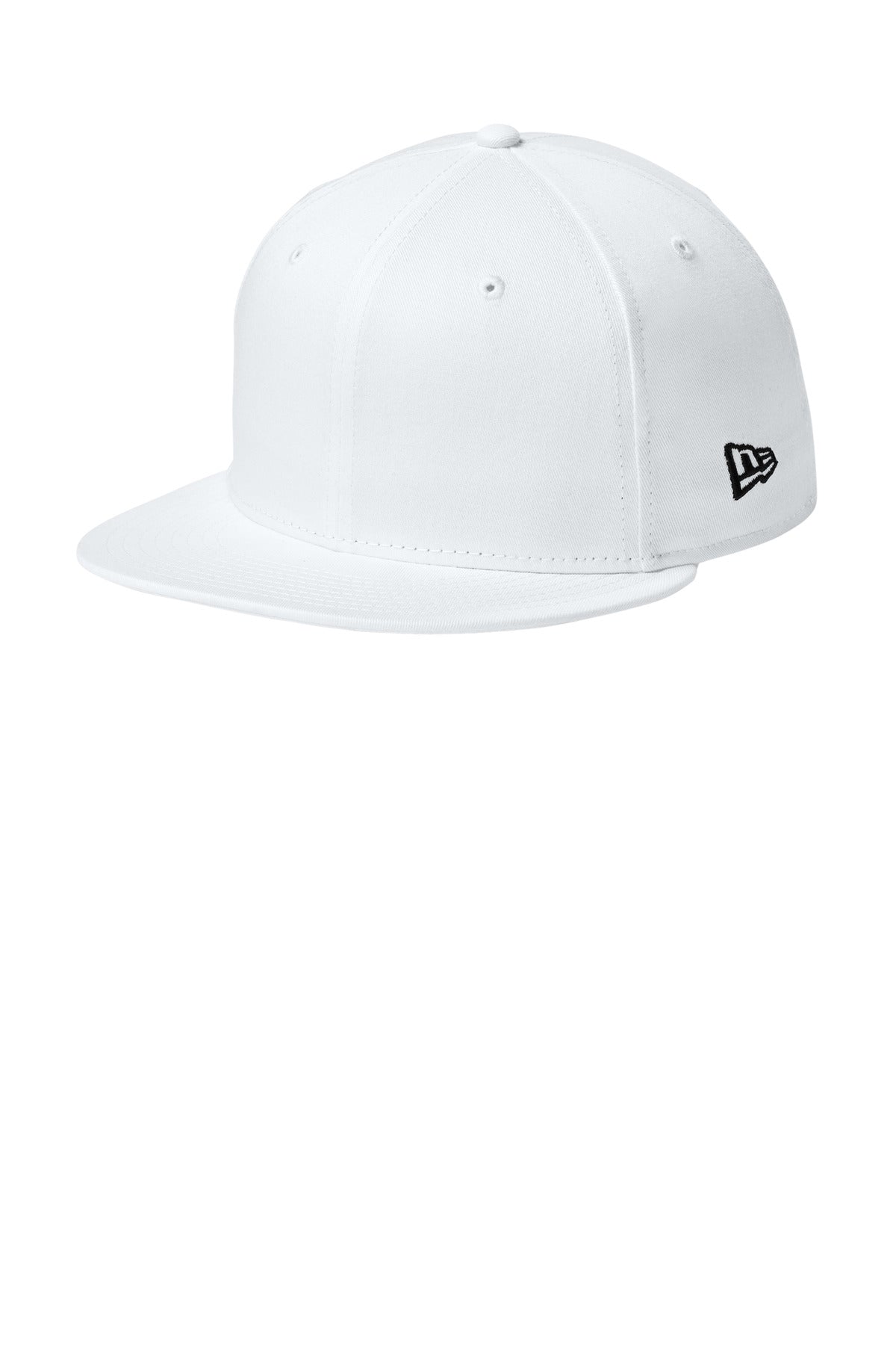 Custom Flag White Flat Bill Snapback Cap NE400, personalized by SanCanDo Swag in Argyle, TX