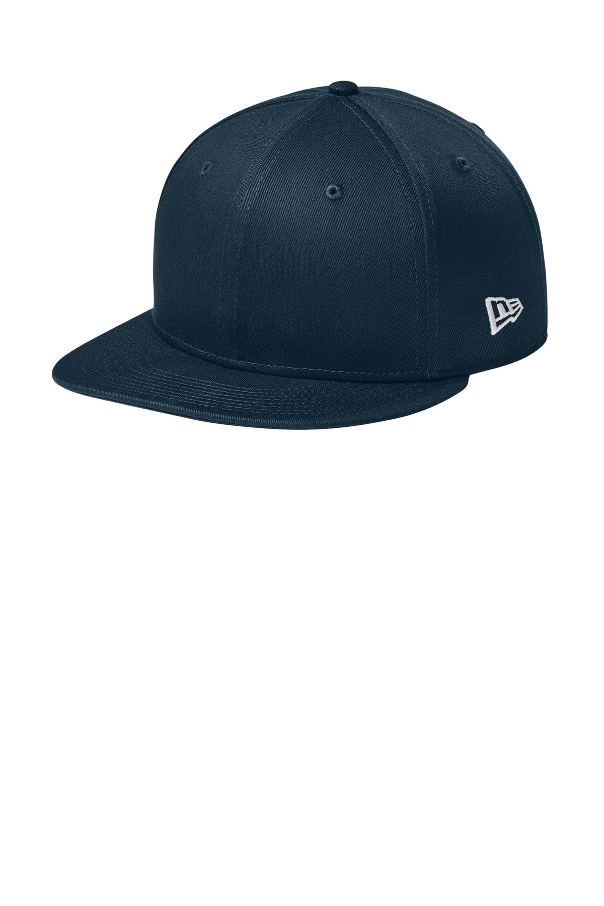 Custom Flag Deep Navy Flat Bill Snapback Cap NE400, personalized by SanCanDo Swag in Argyle, TX