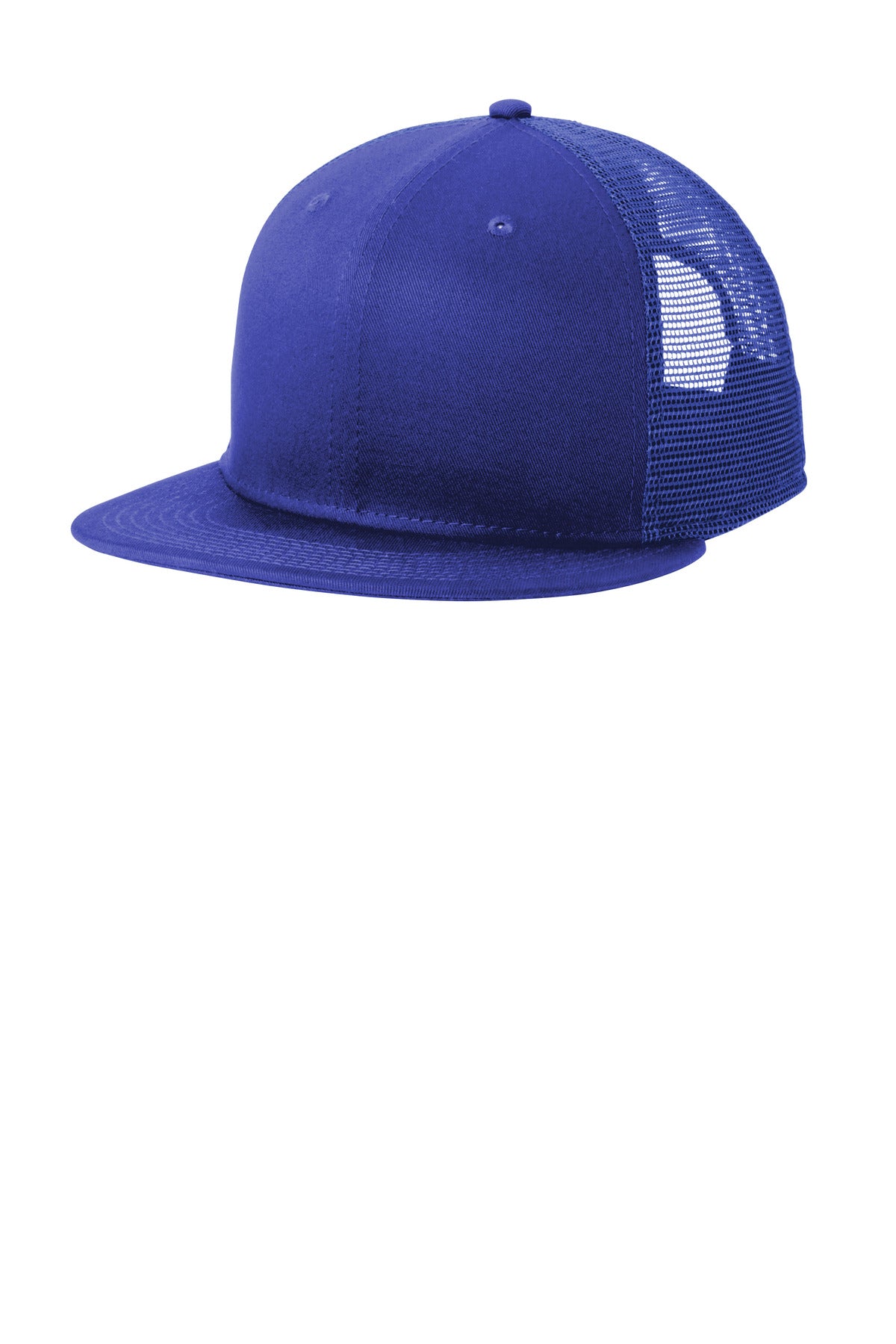 Custom Royal/ Royal Standard Fit Snapback Trucker Cap NE4030, personalized by SanCanDo Swag in Argyle, TX