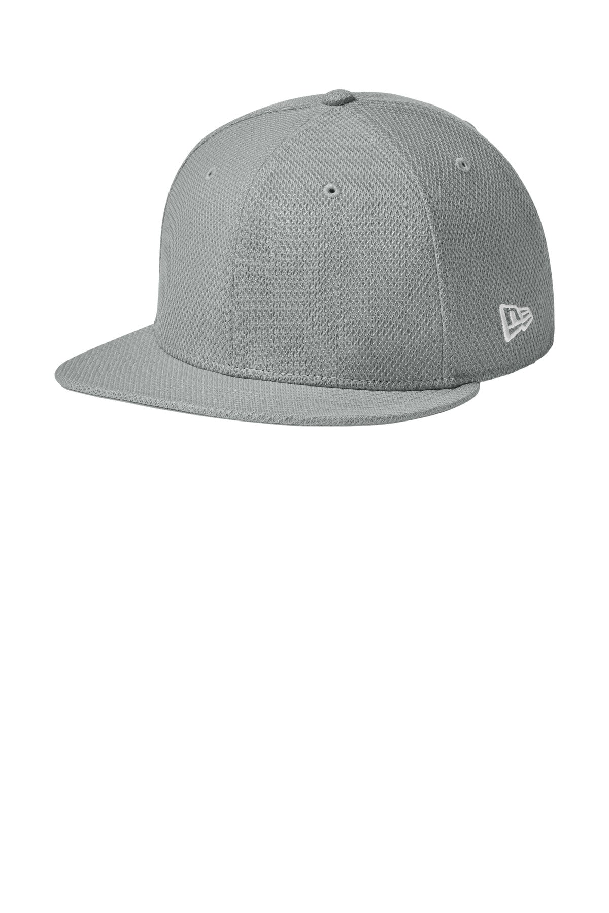 Custom Flag Grey Flat Bill Snapback Cap NE404, personalized by SanCanDo Swag in Argyle, TX