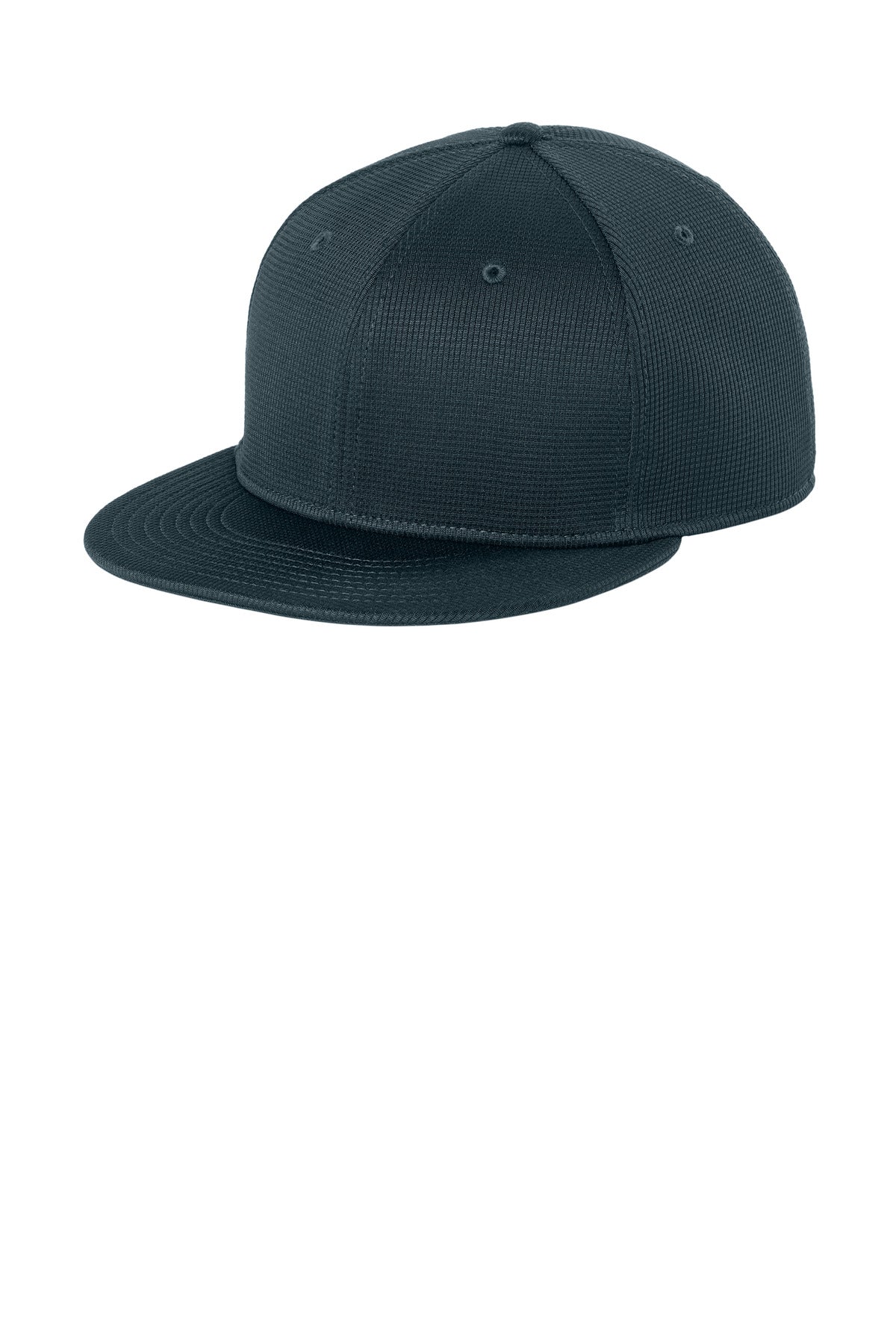 Custom Deep Navy Pivot Flat Bill Snapback Cap NE409, personalized by SanCanDo Swag in Argyle, TX