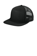 Custom Black Foam Rope Trucker Cap NE410, personalized by SanCanDo Swag in Argyle, TX