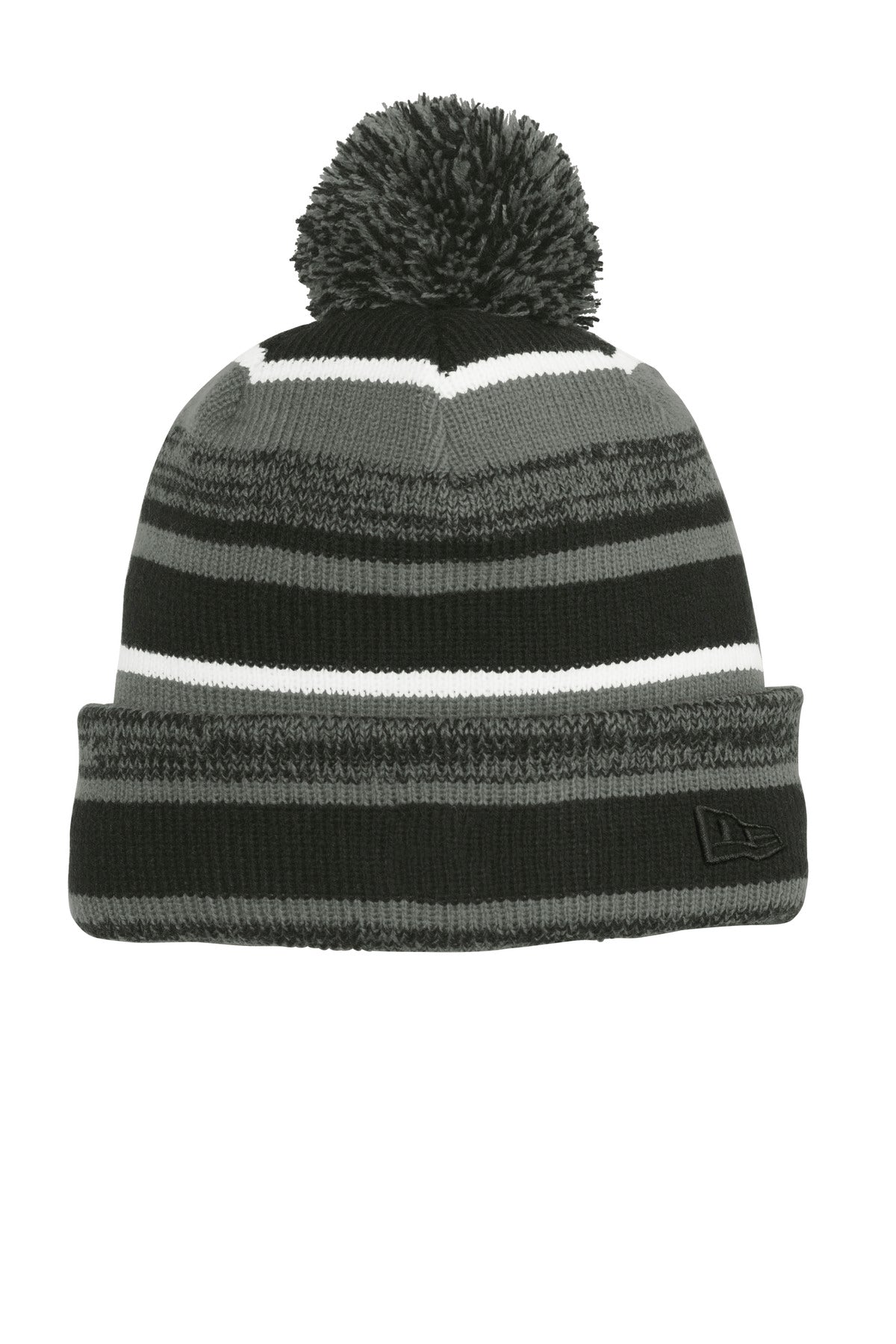 Custom Black/ Graphite Sideline Beanie NE902, personalized by SanCanDo Swag in Argyle, TX