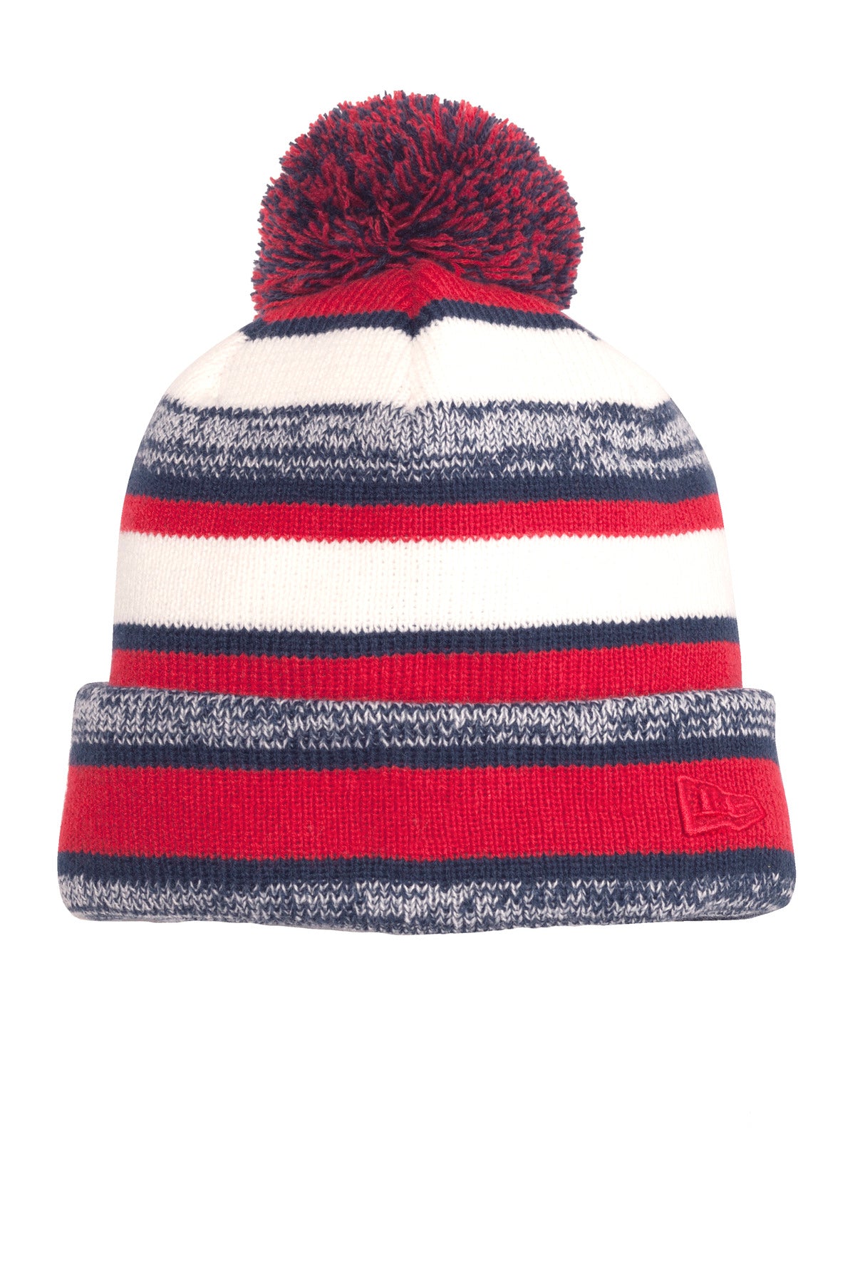 Custom Red/ Navy Sideline Beanie NE902, personalized by SanCanDo Swag in Argyle, TX