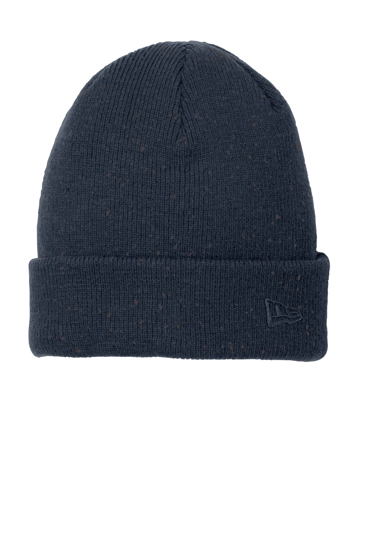 Custom Deep Navy/ Graphite Speckled Beanie NE905, personalized by SanCanDo Swag in Argyle, TX