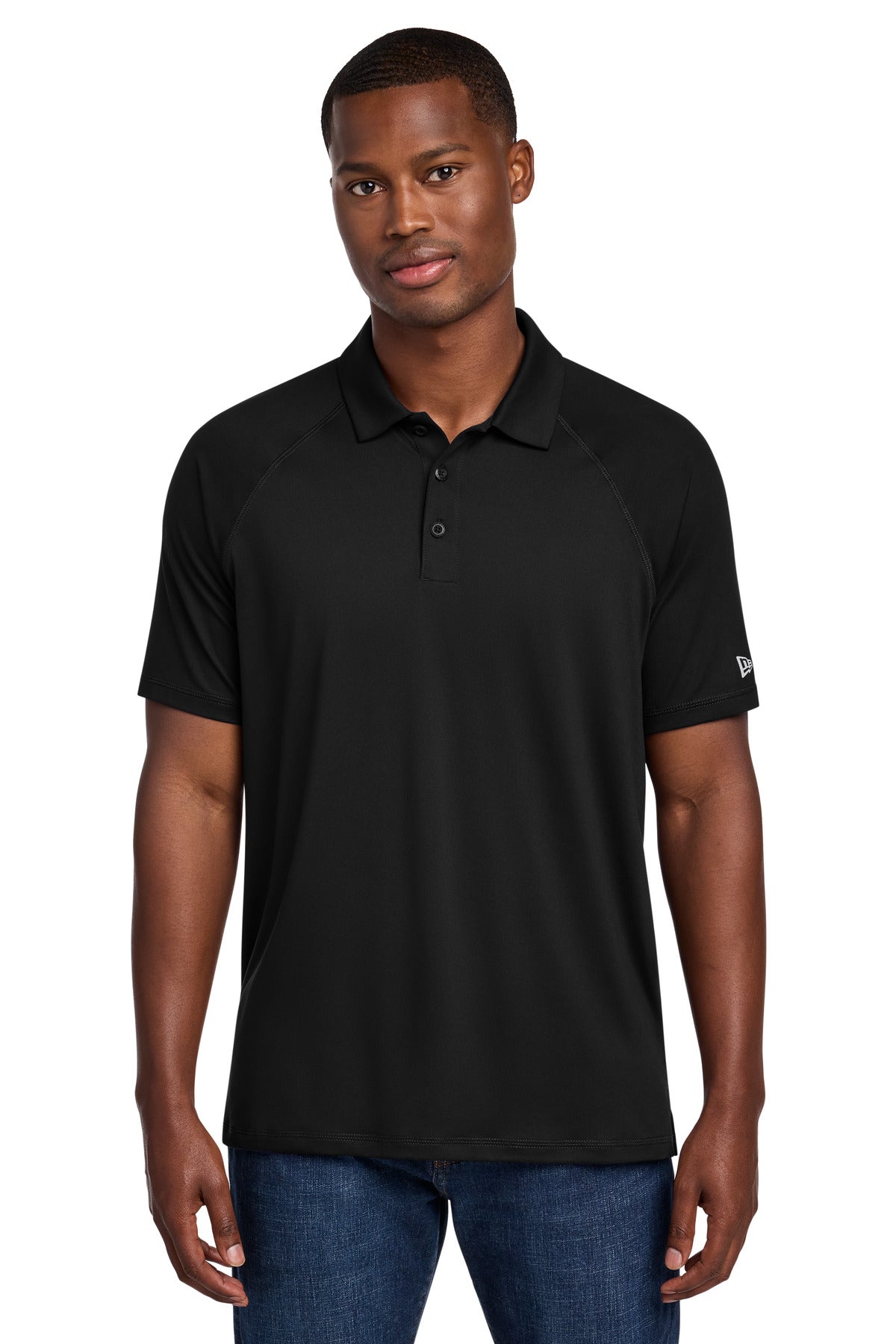 Custom Black Power Polo NEA225, personalized by SanCanDo Swag in Argyle, TX
