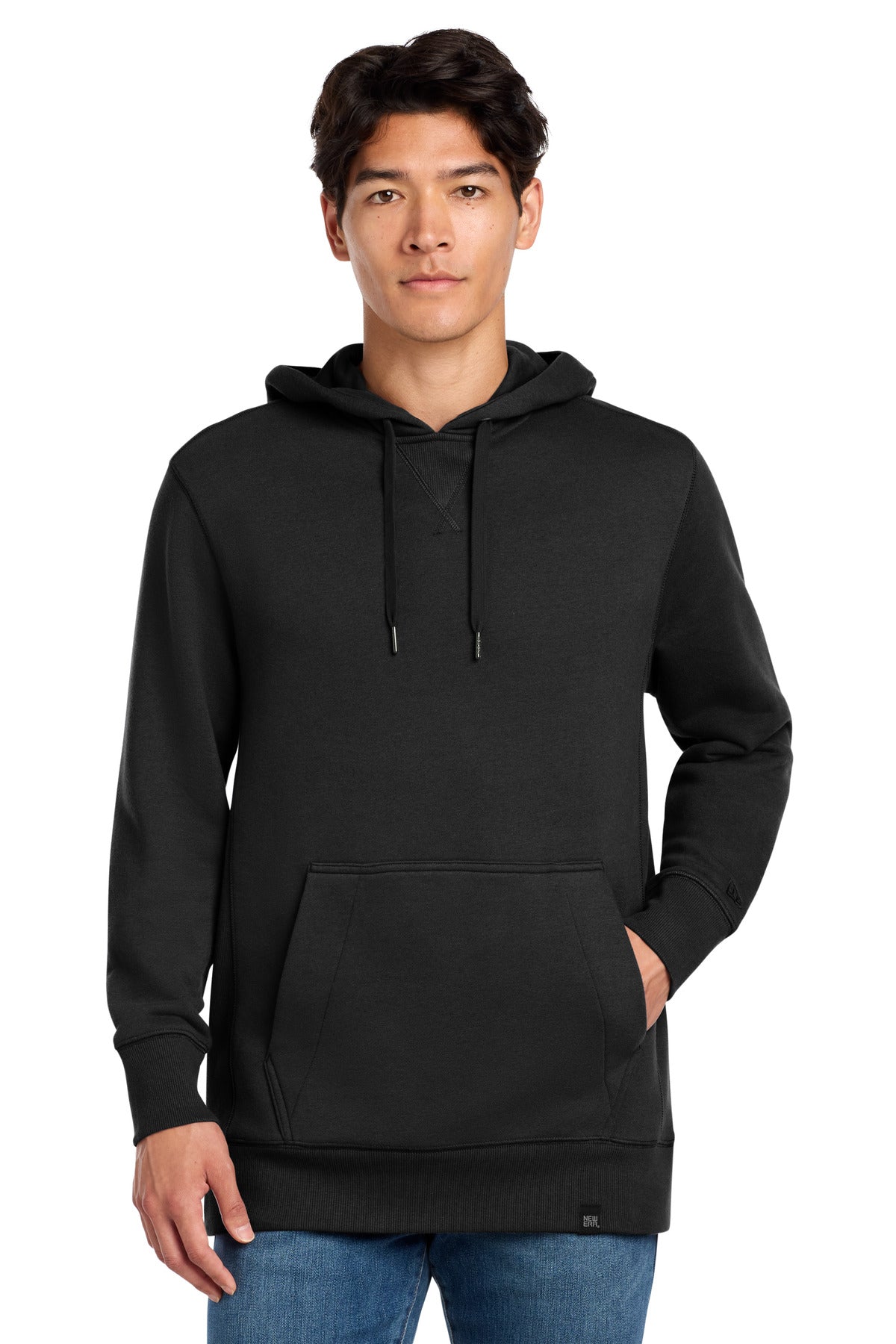Custom Black French Terry Pullover Hoodie NEA500, personalized by SanCanDo Swag in Argyle, TX
