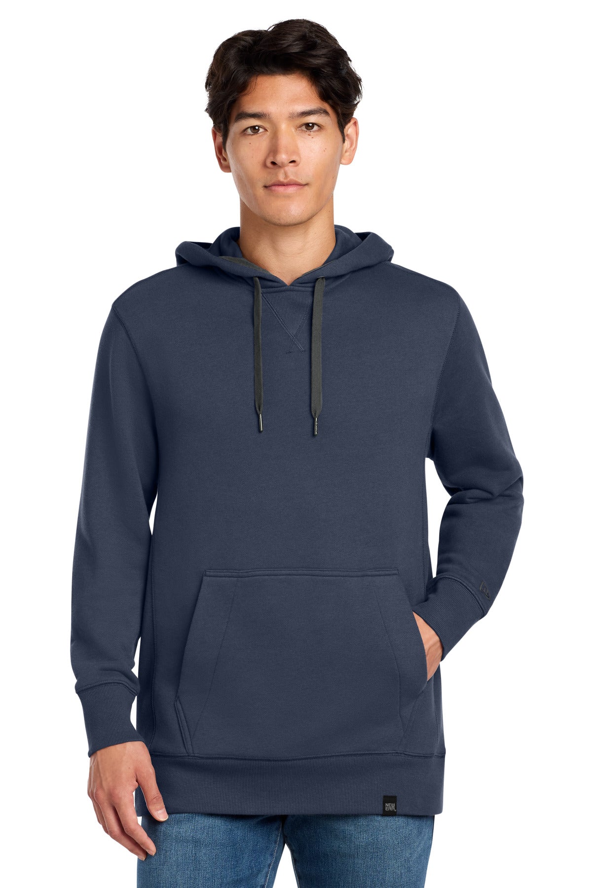 Custom True Navy French Terry Pullover Hoodie NEA500, personalized by SanCanDo Swag in Argyle, TX