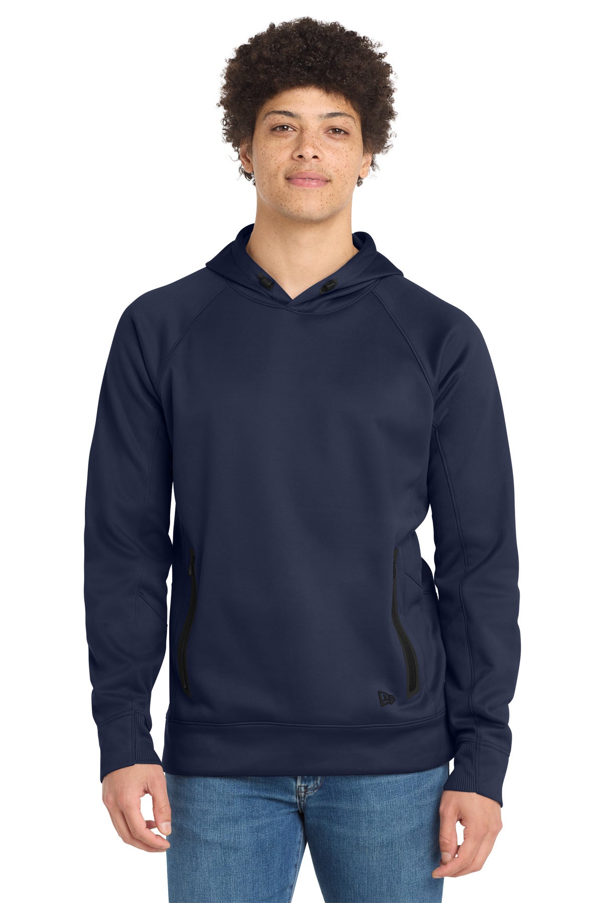 Custom True Navy Venue Fleece Pullover Hoodie NEA520, personalized by SanCanDo Swag in Argyle, TX