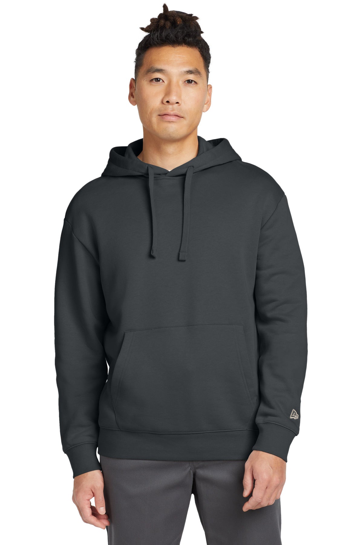 Custom Graphite Heritage Fleece Pullover Hoodie NEA525, personalized by SanCanDo Swag in Argyle, TX