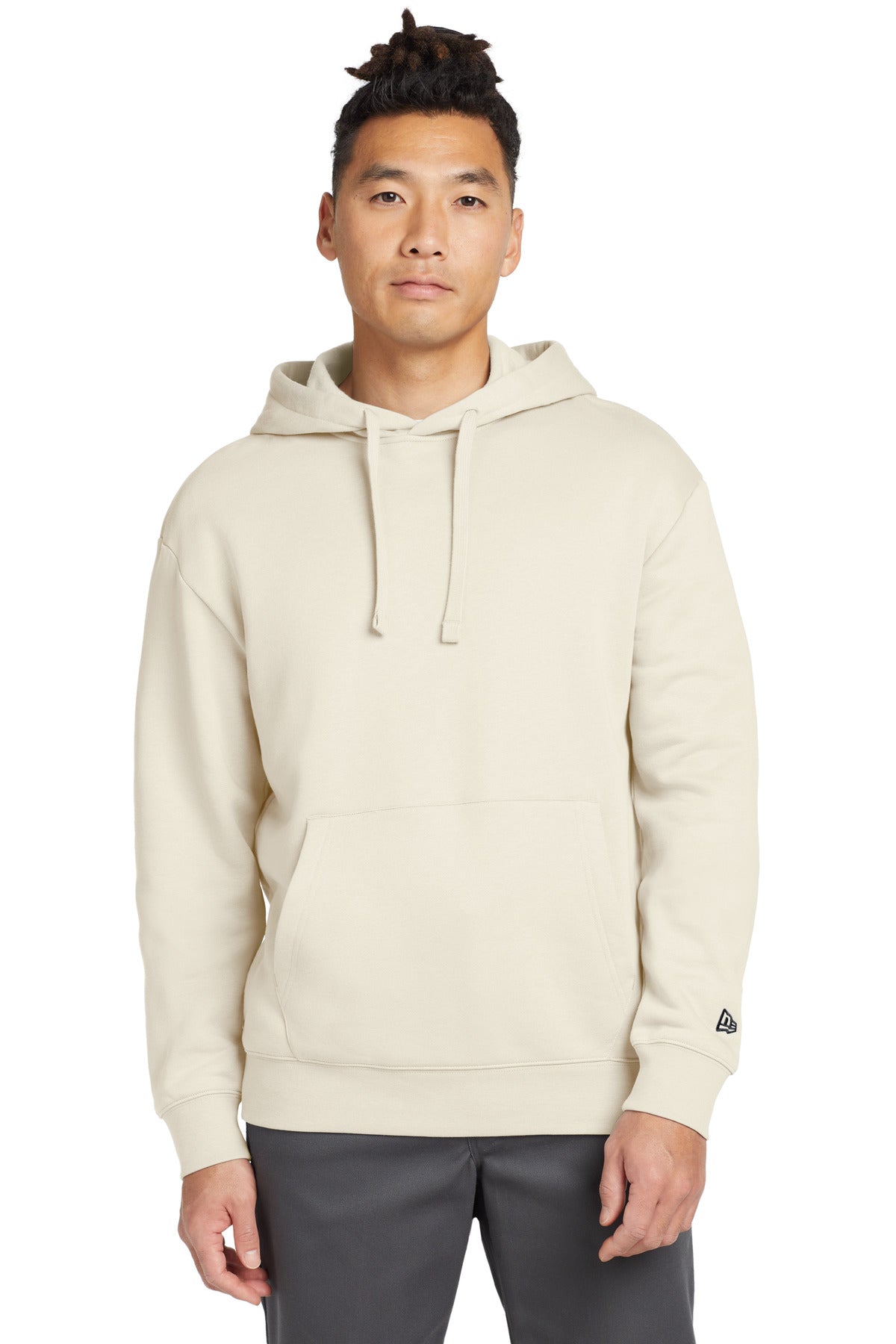 Custom Soft Beige Heritage Fleece Pullover Hoodie NEA525, personalized by SanCanDo Swag in Argyle, TX