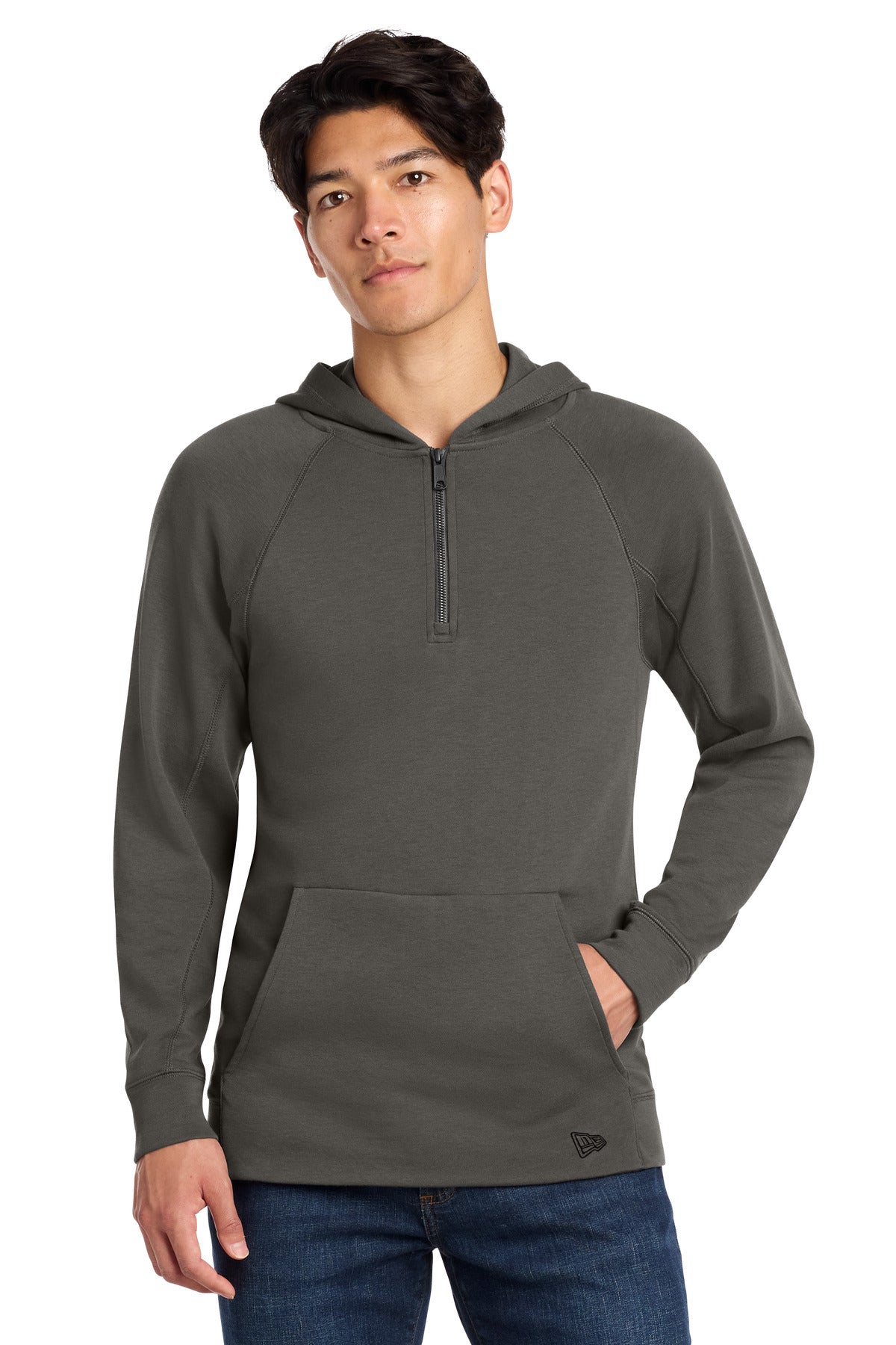 Custom Graphite STS 1/4-Zip Hoodie NEA541, personalized by SanCanDo Swag in Argyle, TX