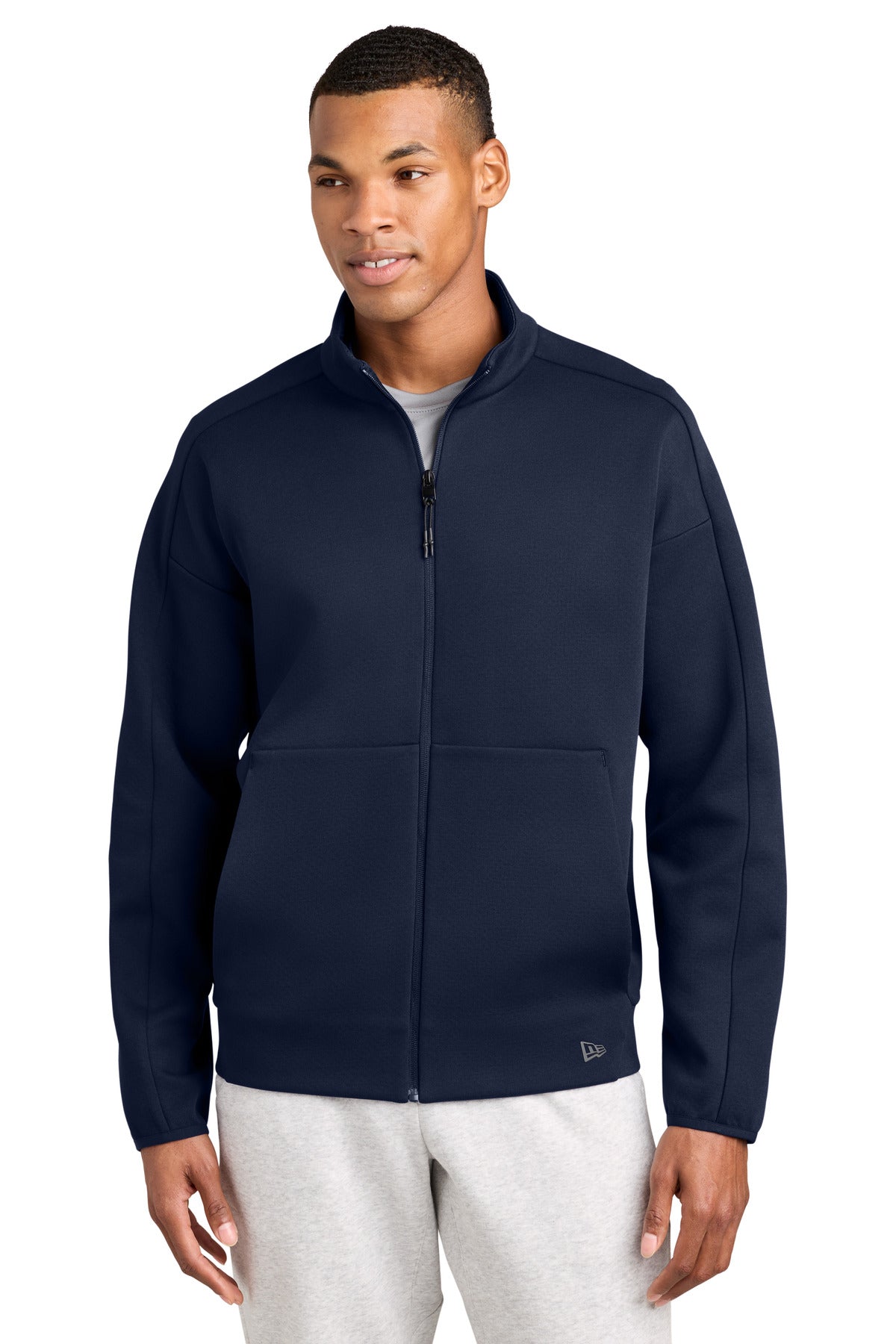 Custom True Navy Double Back Full-Zip NEA566, personalized by SanCanDo Swag in Argyle, TX