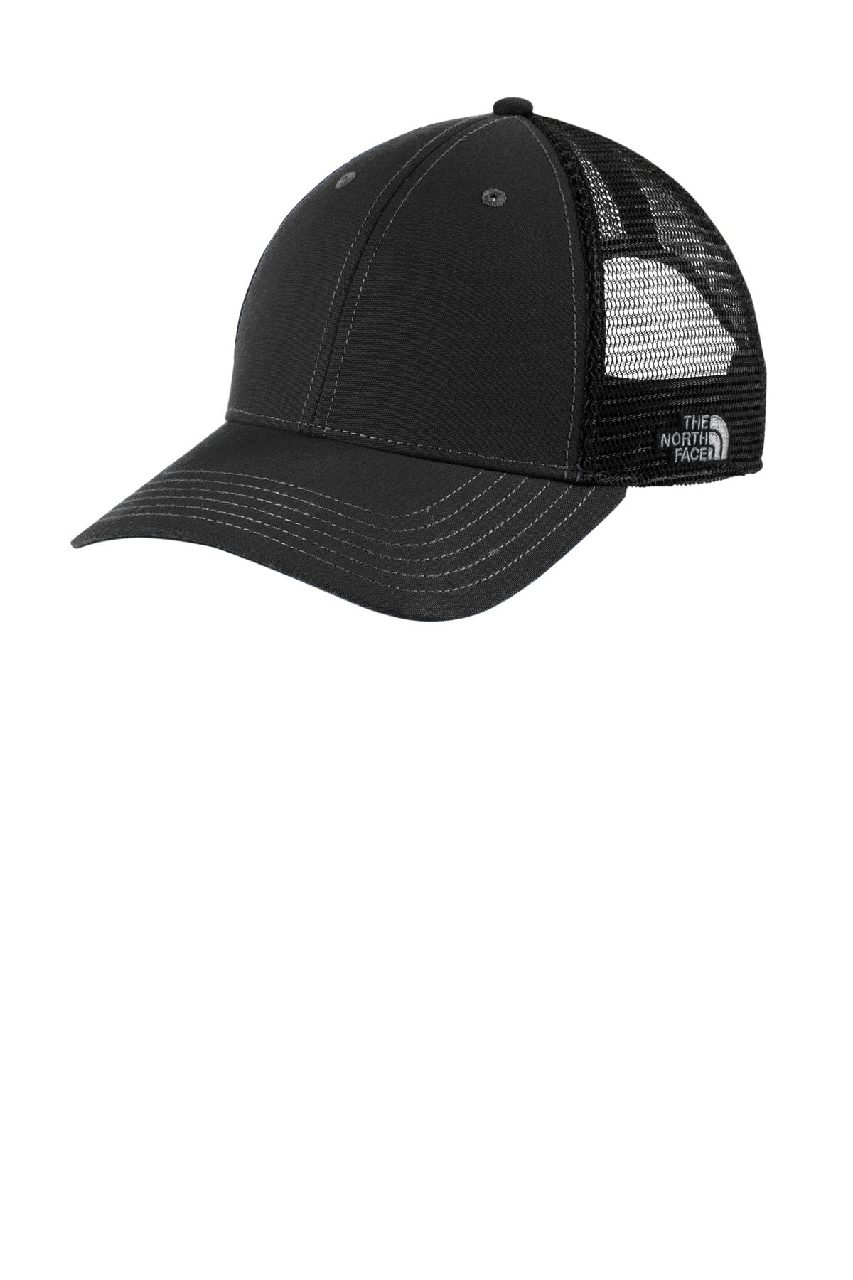 Custom TNF Black/ TNF Black Ultimate Trucker Cap NF0A4VUA, personalized by SanCanDo Swag in Argyle, TX