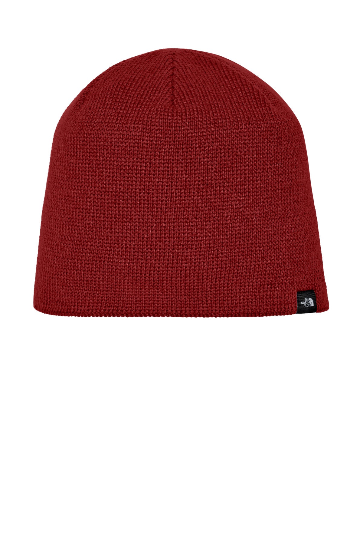 Custom Cardinal Red Mountain Beanie NF0A4VUB, personalized by SanCanDo Swag in Argyle, TX