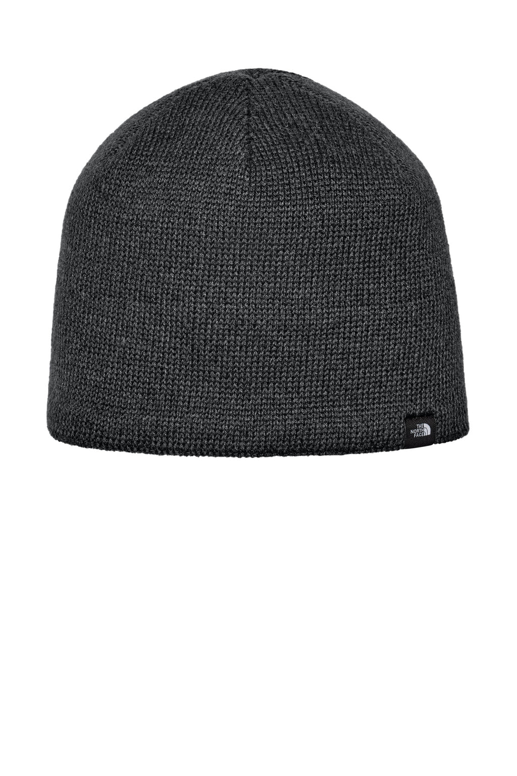 Custom TNF Dark Grey Heather Mountain Beanie NF0A4VUB, personalized by SanCanDo Swag in Argyle, TX