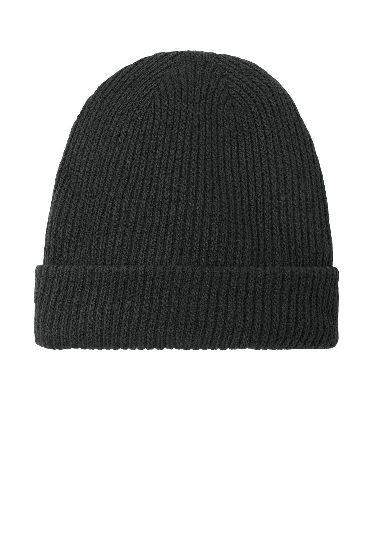 Custom TNF Black Circular Rib Beanie NF0A7RGH, personalized by SanCanDo Swag in Argyle, TX