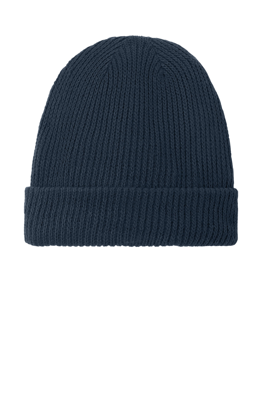 Custom Urban Navy Circular Rib Beanie NF0A7RGH, personalized by SanCanDo Swag in Argyle, TX