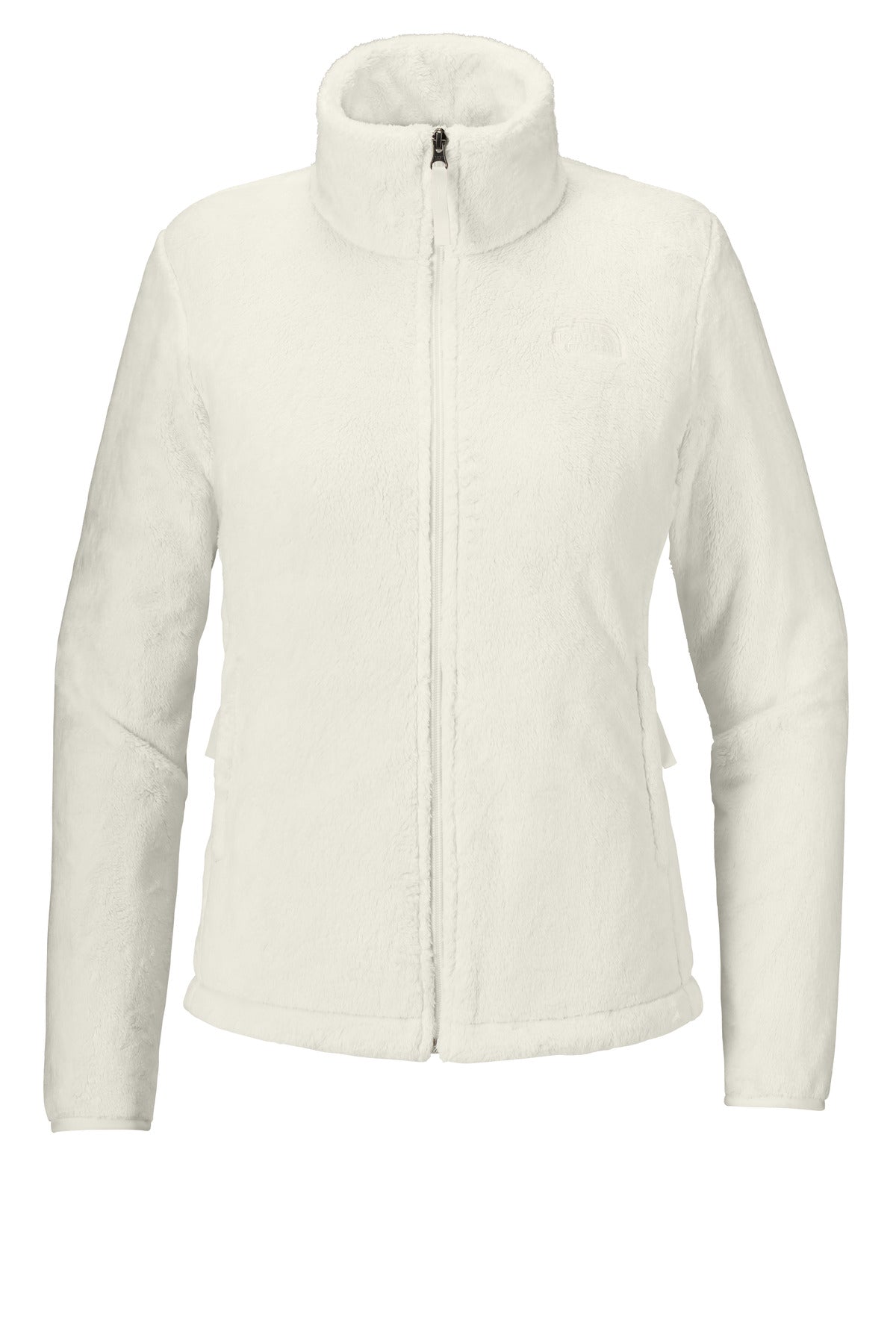 Custom White Dune Women's Osito Fleece Jacket NF0A7UQJ, personalized by SanCanDo Swag in Argyle, TX