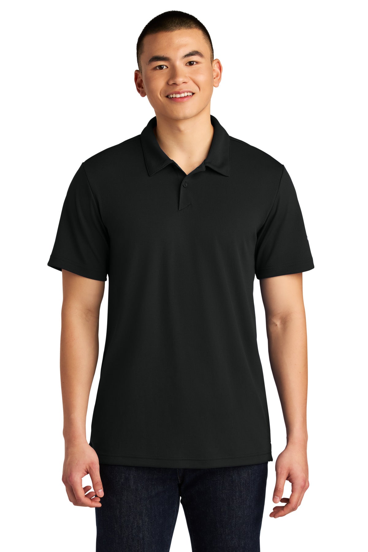 Custom TNF Black Ambition Polo NF0A8ENM, personalized by SanCanDo Swag in Argyle, TX
