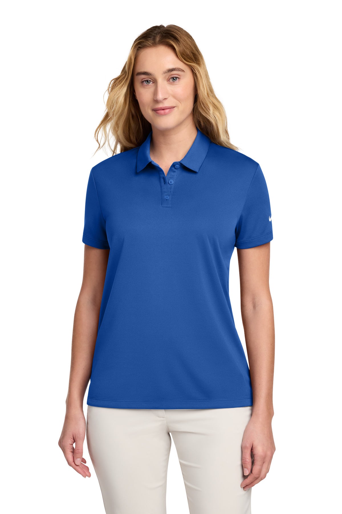 Custom Game Royal Women's Dry Essential Solid Polo NKBV6043, personalized by SanCanDo Swag in Argyle, TX