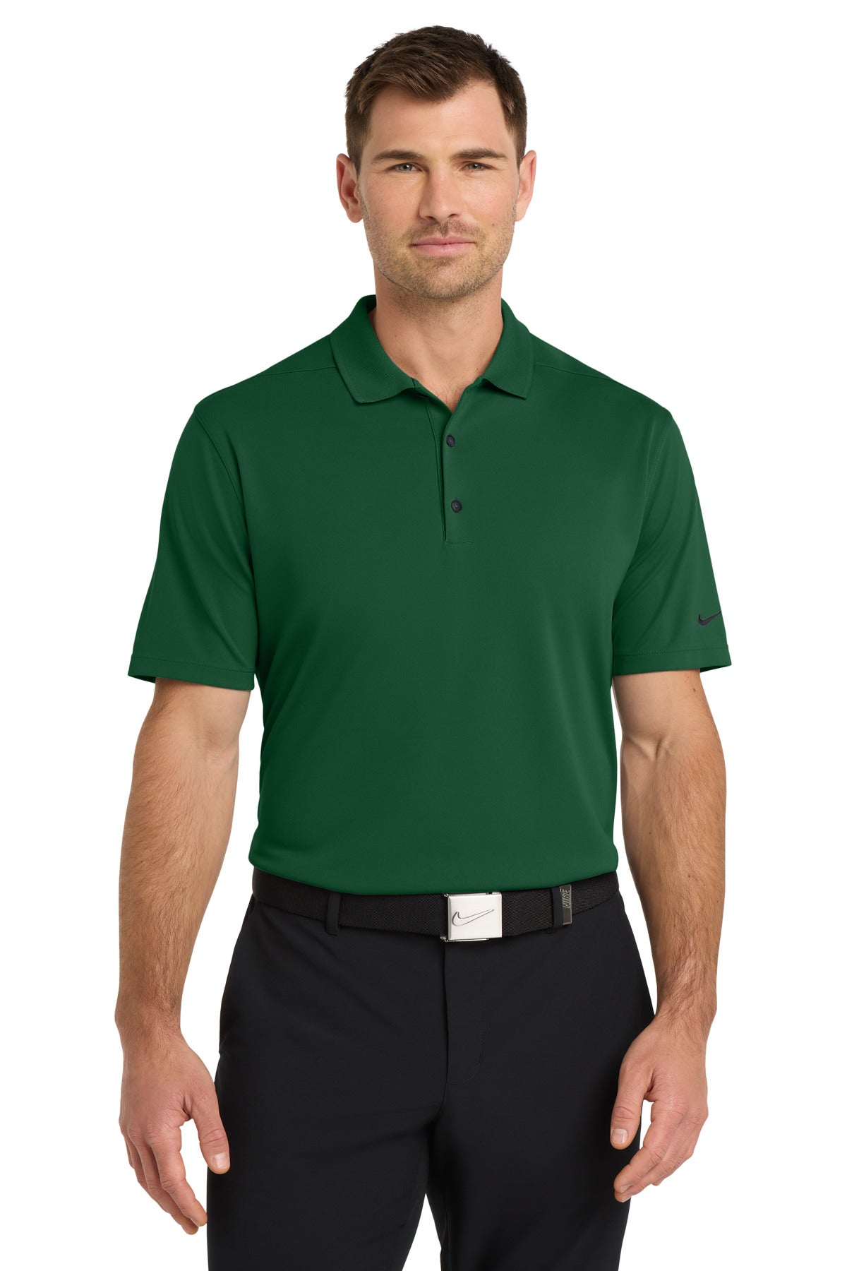 Custom Gorge Green Dri-FIT Micro Pique 2.0 Polo NKDC1963, personalized by SanCanDo Swag in Argyle, TX