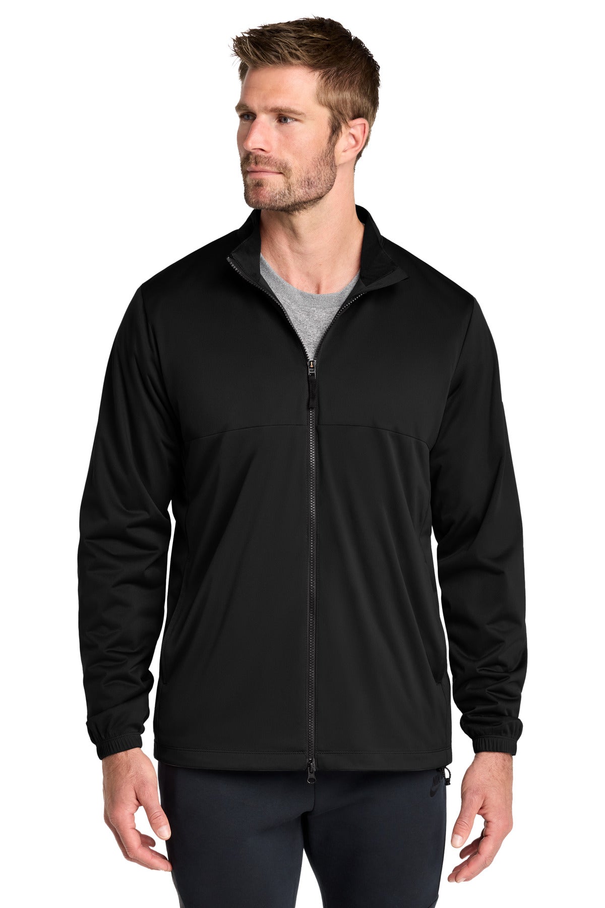 Custom Black Storm-FIT Full-Zip Jacket NKDX6716, personalized by SanCanDo Swag in Argyle, TX