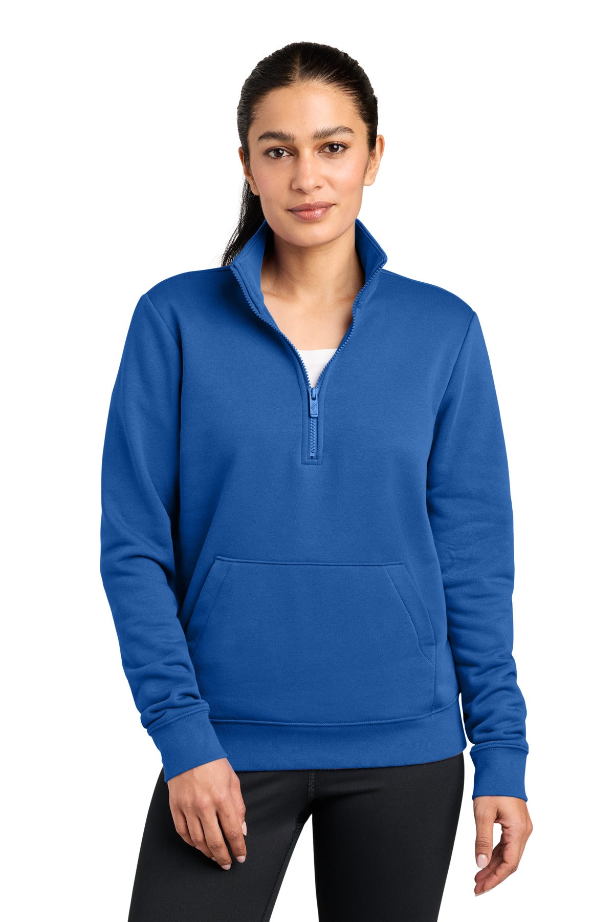 Custom Game Royal Club Fleece Sleeve Swoosh 1/2-Zip NKDX6720, personalized by SanCanDo Swag in Argyle, TX
