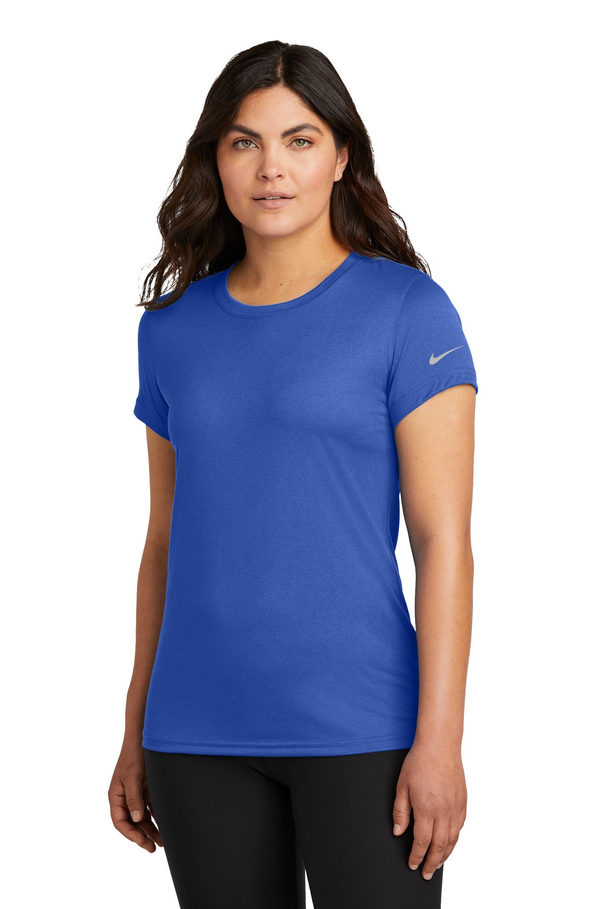 Custom Game Royal Women's Swoosh Sleeve rLegend Tee NKDX8734, personalized by SanCanDo Swag in Argyle, TX