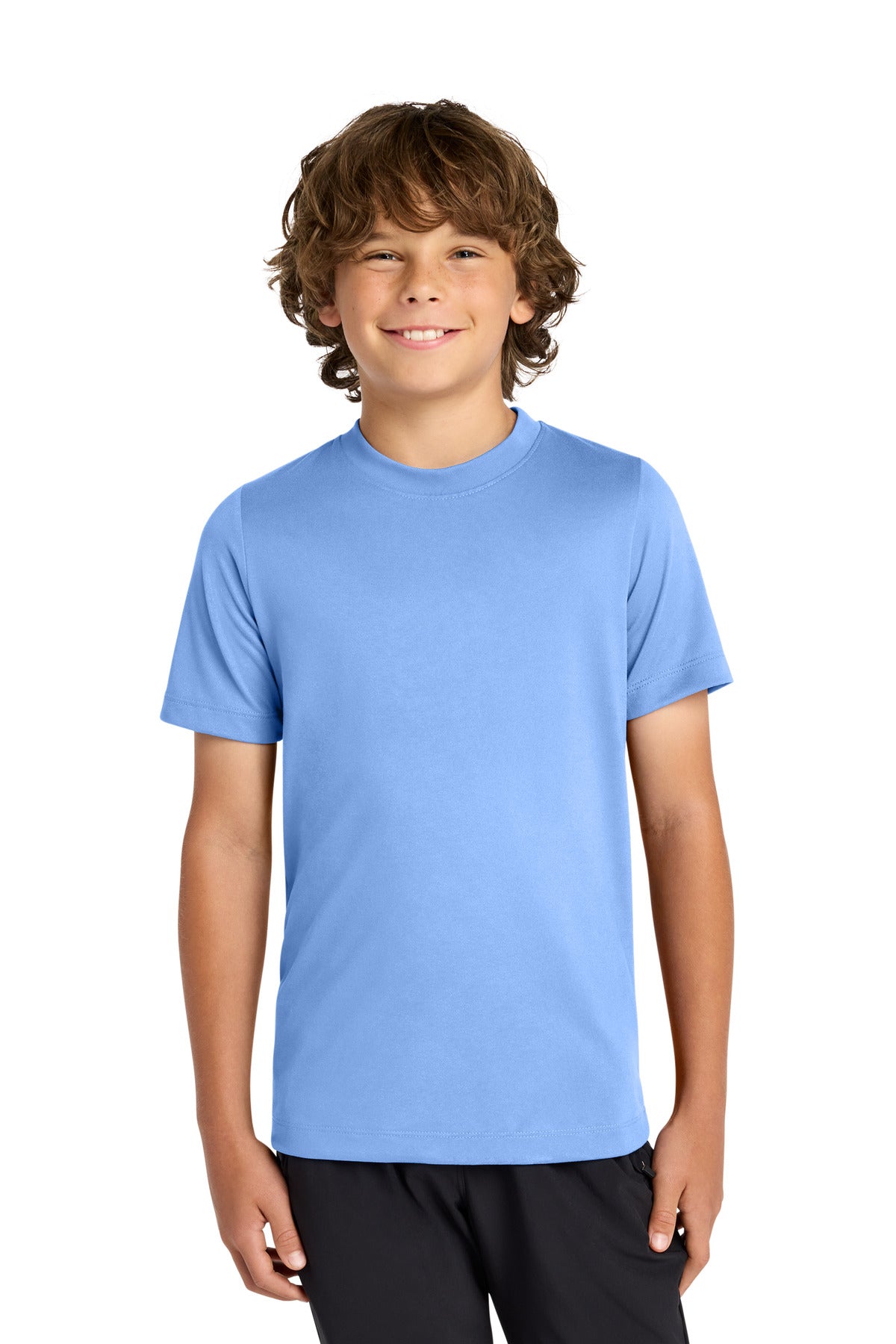 Custom Valor Blue Youth Swoosh Sleeve rLegend Tee NKDX8787, personalized by SanCanDo Swag in Argyle, TX