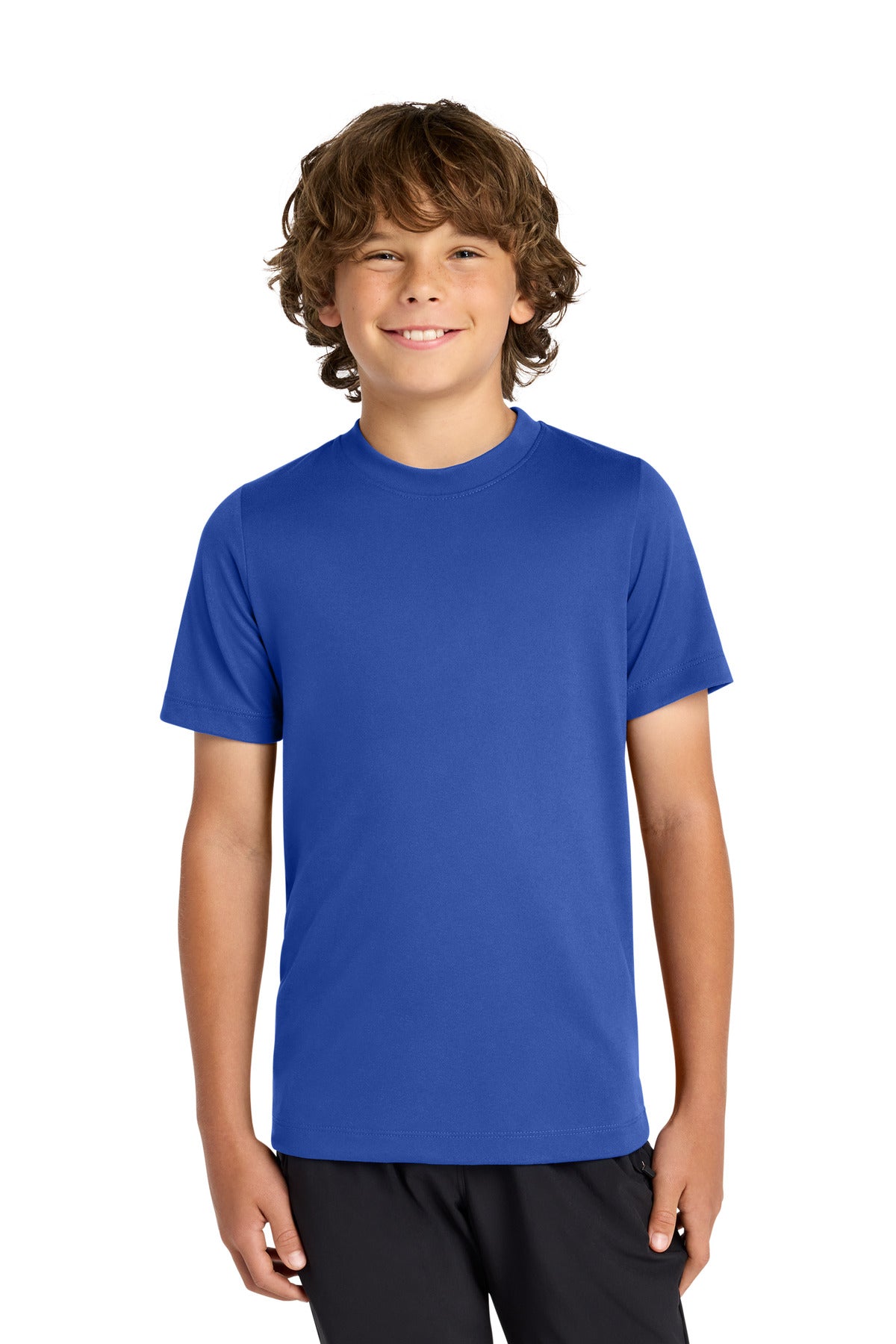 Custom Game Royal Youth Swoosh Sleeve rLegend Tee NKDX8787, personalized by SanCanDo Swag in Argyle, TX