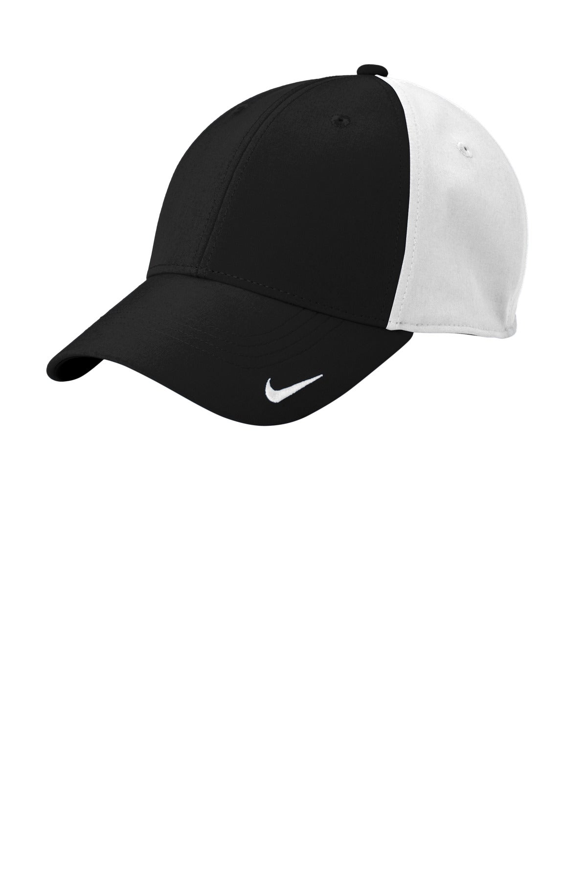 Custom Black/ White Dri-FIT Legacy Cap NKFB6447, personalized by SanCanDo Swag in Argyle, TX